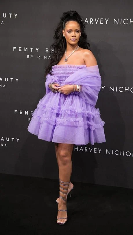 rihanna-purple-dress-outfit